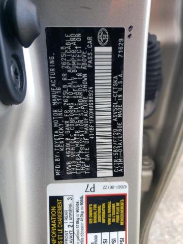 Photo 10 from auction – 2017 TOYOTA CAMRY LE with VIN 4T1BF1FK0HU698924
