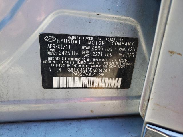 Photo 10 from auction – 2011 HYUNDAI SONATA HYB with VIN KMHEC4A45BA004740