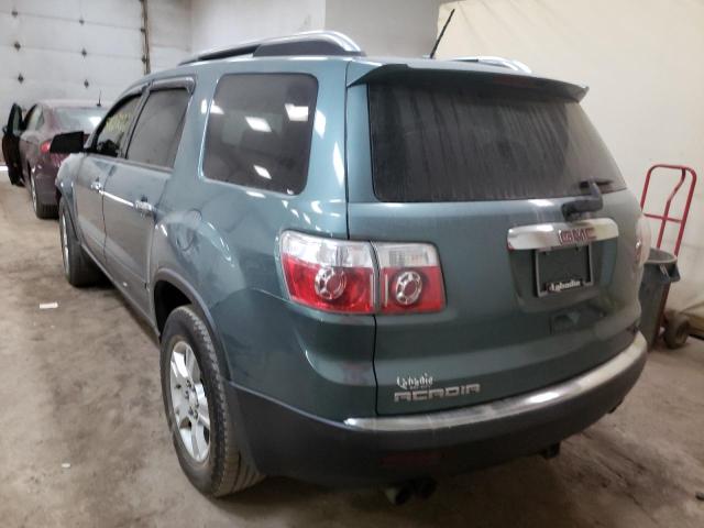 Photo 3 from auction – 2009 GMC ACADIA SLE with VIN 1GKER13DX9J137569