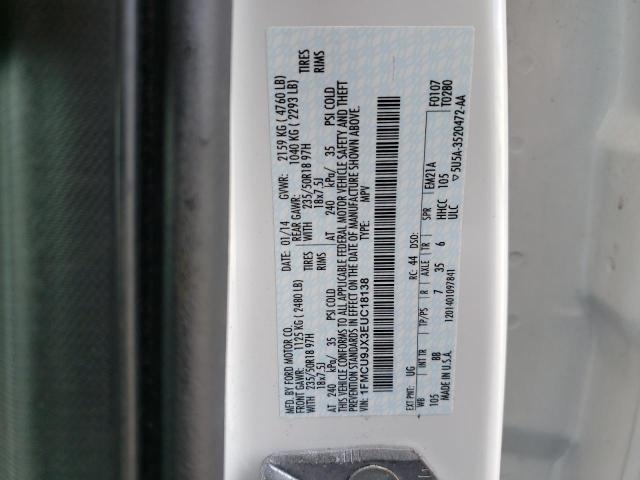 Zdjęcie 10 z aukcji – 2014 FORD ESCAPE TIT z VIN 1FMCU9JX3EUC18138