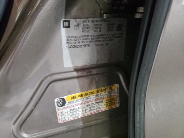 Photo 10 from auction – 2011 BUICK LACROSSE C with VIN 1G4GC5ED3BF276764