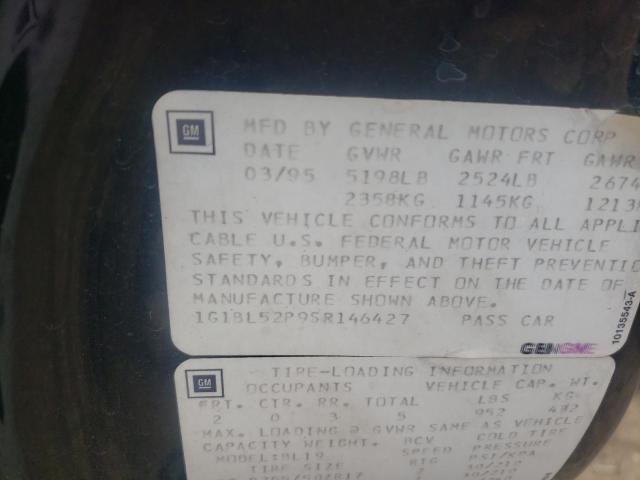Photo 10 from auction – 1995 CHEVROLET CAPRICE / with VIN 1G1BL52P9SR146427