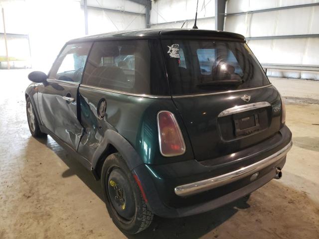 Photo 3 from auction – 2003 MINI COOPER with VIN WMWRC33483TE13706
