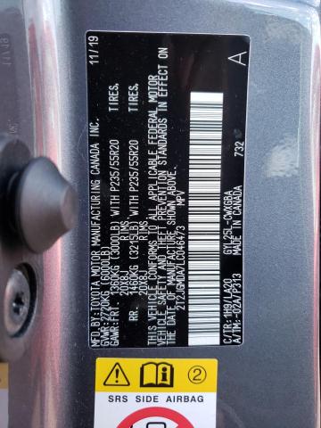 Photo 10 from auction – 2020 LEXUS RX 450H with VIN 2T2JGMDA7LC046473