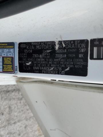 Photo 10 from auction – 2015 KIA FORTE with VIN KNAFX4A65F5276716