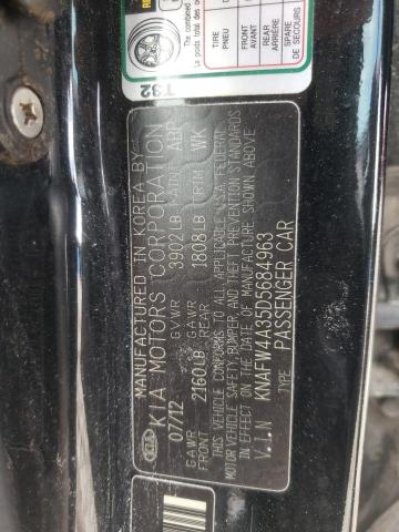 Photo 10 from auction – 2013 KIA FORTE SX with VIN KNAFW4A35D5684963