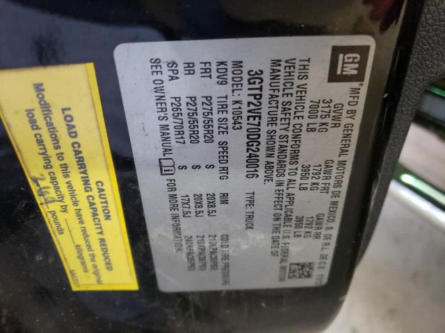 Photo 10 from auction – 2013 GMC SIERRA K15 with VIN 3GTP2VE70DG240016