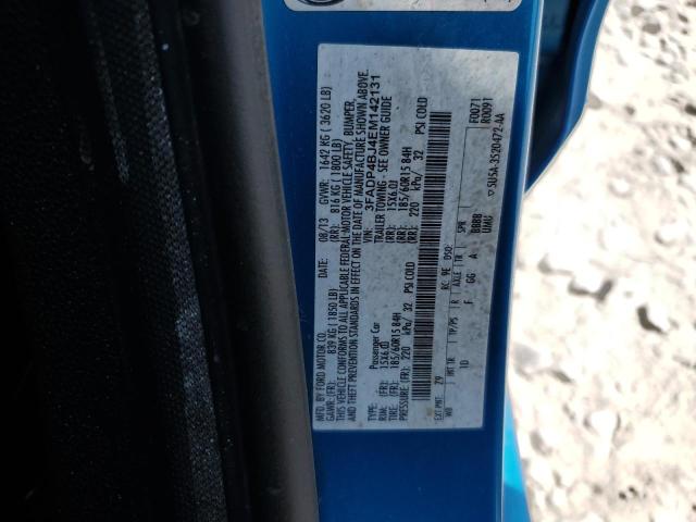 Photo 10 from auction – 2014 FORD FIESTA SE with VIN 3FADP4BJ4EM142131