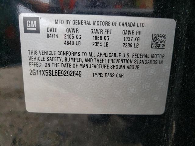 Photo 10 from auction – 2014 CHEVROLET IMPALA LS with VIN 2G11X5SL6E9292649