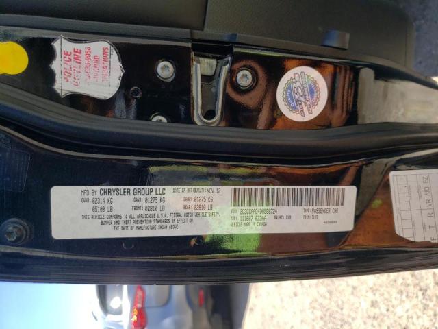 Photo 10 from auction – 2013 CHRYSLER 300 with VIN 2C3CCAAG4DH588724