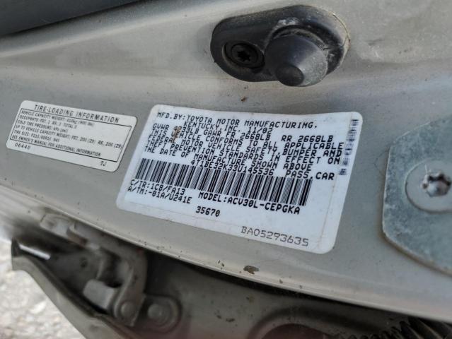 Photo 10 from auction – 2003 TOYOTA CAMRY LE with VIN 4T1BE32K33U145536