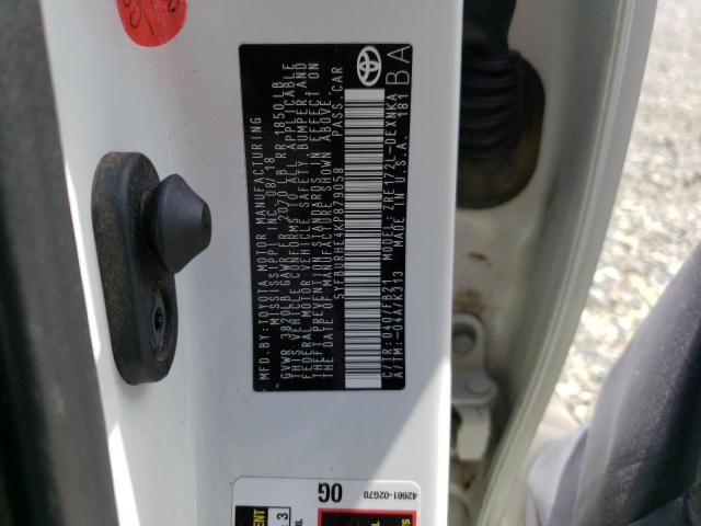 Photo 10 from auction – 2019 TOYOTA COROLLA L with VIN 5YFBURHE4KP879058
