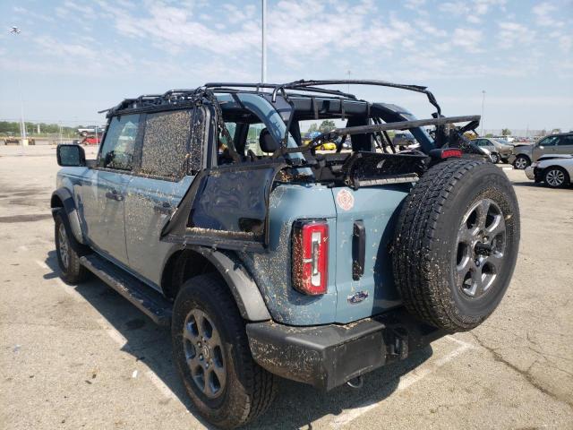 Photo 3 from auction – 2022 FORD BRONCO BAS with VIN 1FMDE5BH3NLB18998