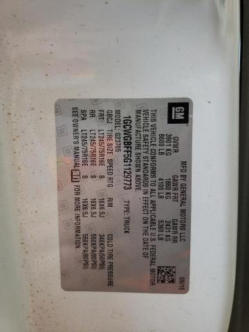 Photo 10 from auction – 2016 CHEVROLET EXPRESS G2 with VIN 1GCWGBFF5G1129773