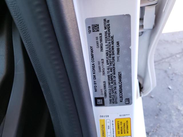 Photo 10 from auction – 2020 CHEVROLET SPARK 1LT with VIN KL8CD6SA6LC449821