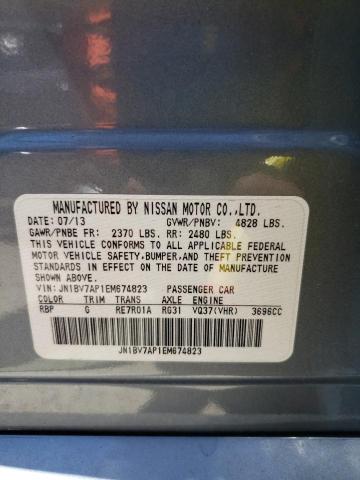 Photo 10 from auction – 2014 INFINITI Q50 BASE with VIN JN1BV7AP1EM674823