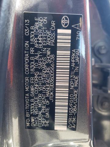 Photo 10 from auction – 2013 TOYOTA YARIS with VIN JTDKTUD36DD566738