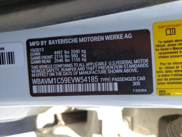 Photo 10 from auction – 2014 BMW X1 SDRIVE2 with VIN WBAVM1C59EVW54185
