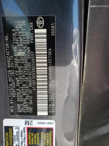 Photo 10 from auction – 2011 TOYOTA CAMRY BASE with VIN 4T1BF3EK5BU148557