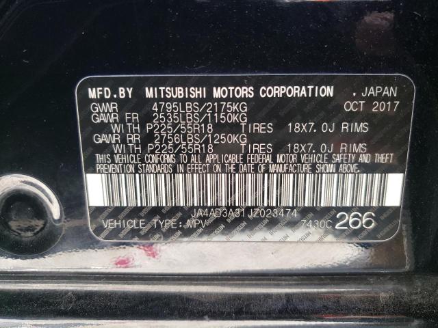 Photo 10 from auction – 2018 MITSUBISHI OUTLANDER with VIN JA4AD3A31JZ023474