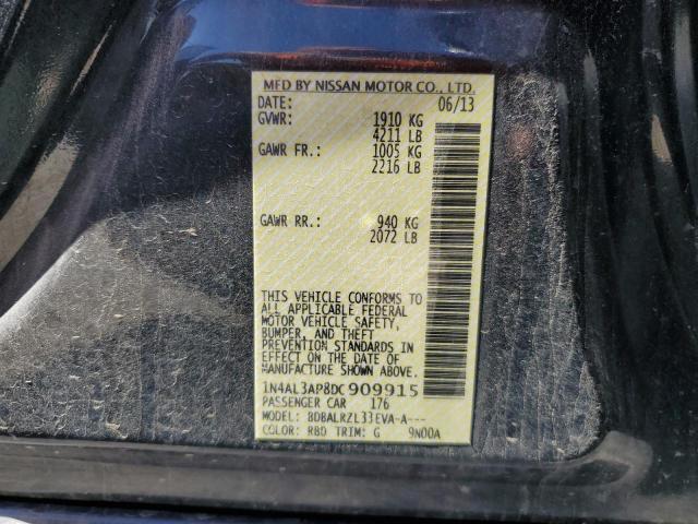 Photo 10 from auction – 2013 NISSAN ALTIMA 2.5 with VIN 1N4AL3AP8DC909915