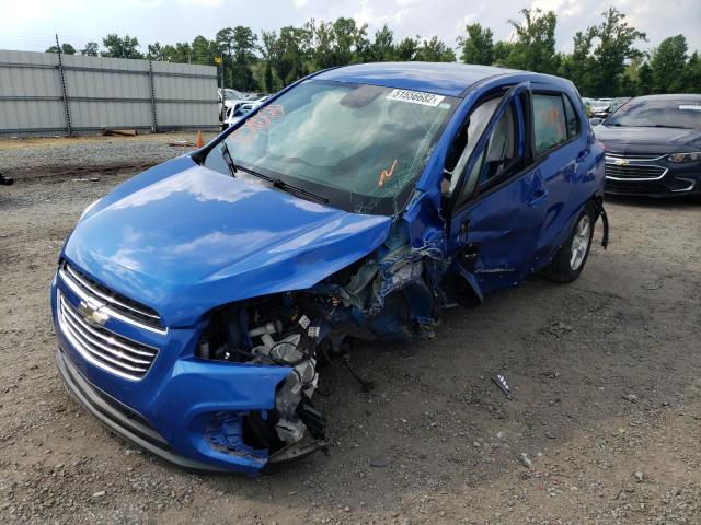 Photo 2 from auction – 2016 CHEVROLET TRAX LS with VIN KL7CJNSB2GB739761