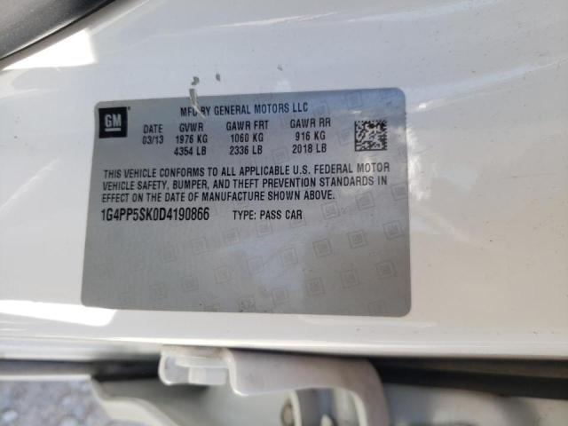 Photo 10 from auction – 2013 BUICK VERANO with VIN 1G4PP5SK0D4190866