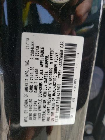 Photo 10 from auction – 2015 ACURA TLX TECH with VIN 19UUB1F58FA012938