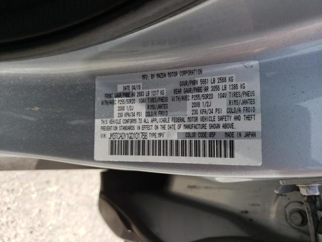 Photo 10 from auction – 2016 MAZDA CX-9 GRAND with VIN JM3TCADY1G0101768