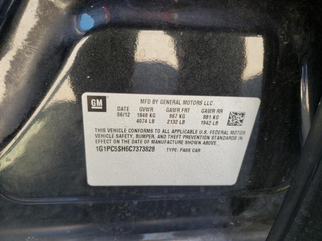 Photo 10 from auction – 2012 CHEVROLET CRUZE LS with VIN 1G1PC5SH6C7373828