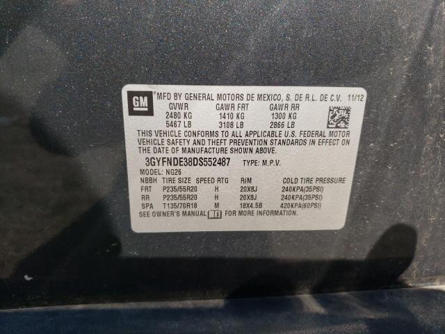 Photo 10 from auction – 2013 CADILLAC SRX PERFOR with VIN 3GYFNDE38DS552487