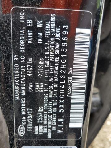 Photo 10 from auction – 2017 KIA OPTIMA EX with VIN 5XXGU4L32HG159693