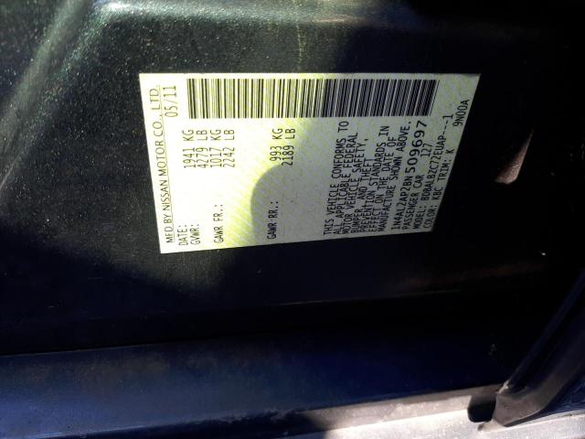 Photo 10 from auction – 2011 NISSAN ALTIMA BAS with VIN 1N4AL2AP2BN509697