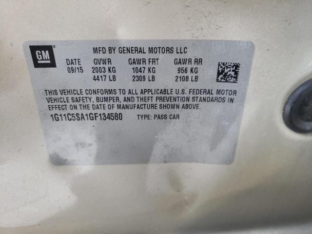 Photo 10 from auction – 2016 CHEVROLET MALIBU LIM with VIN 1G11C5SA1GF134580