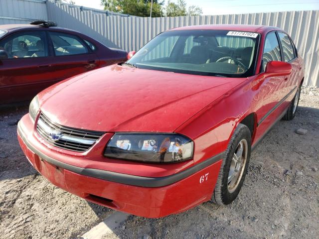 Photo 2 from auction – 2004 CHEVROLET IMPALA with VIN 2G1WF52E749158290