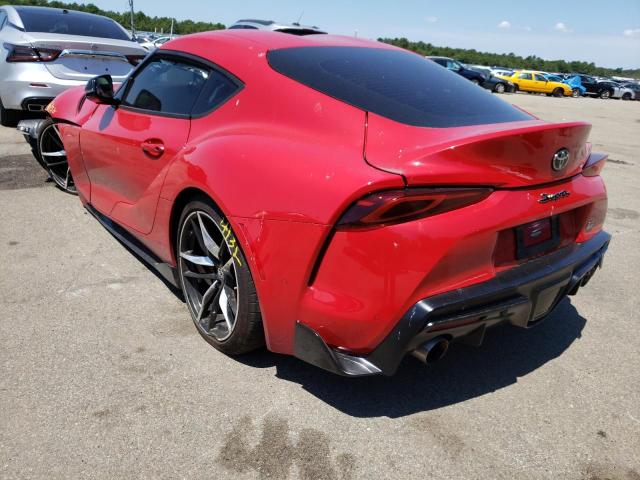 Photo 3 from auction – 2021 TOYOTA SUPRA BASE with VIN WZ1DB0C03MW042254