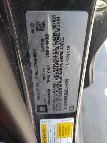 Photo 10 from auction – 2021 CHEVROLET SPARK LS with VIN KL8CB6SA7MC704435