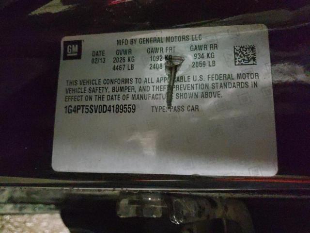 Photo 10 from auction – 2013 BUICK VERANO PRE with VIN 1G4PT5SV0D4189559