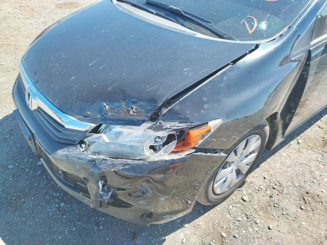 Photo 9 from auction – 2012 HONDA CIVIC LX with VIN 19XFB2F55CE328464