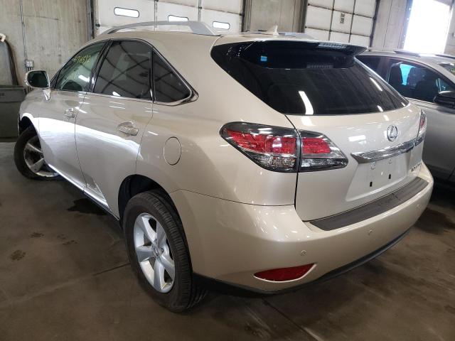 Photo 3 from auction – 2013 LEXUS RX 350 BAS with VIN 2T2BK1BA9DC169620