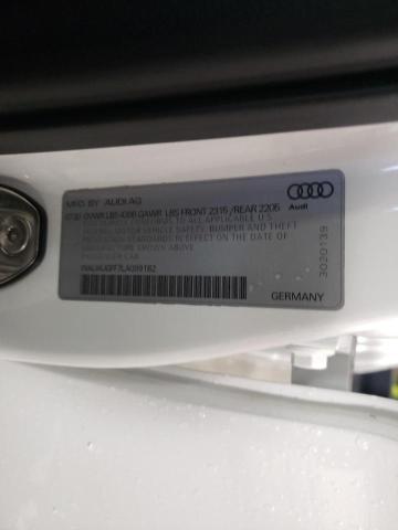 Photo 10 from auction – 2020 AUDI A3 PREMIUM with VIN WAUAUGFF7LA099182