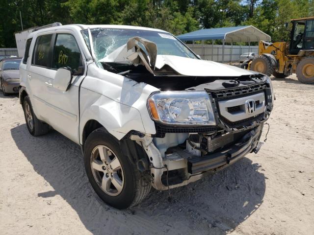 HONDA PILOT EXLN 2011 with VIN 5FNYF3H75BB014095 - Photo from auction