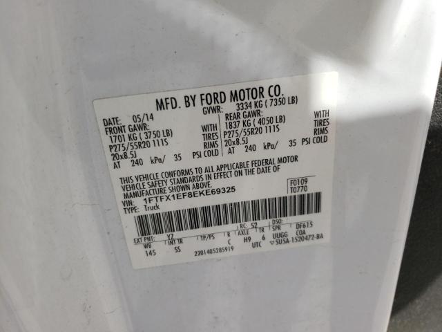 Photo 10 from auction – 2014 FORD F150 SUPER with VIN 1FTFX1EF8EKE69325