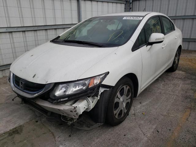 Photo 2 from auction – 2013 HONDA CIVIC HYBR with VIN 19XFB4F20DE203407