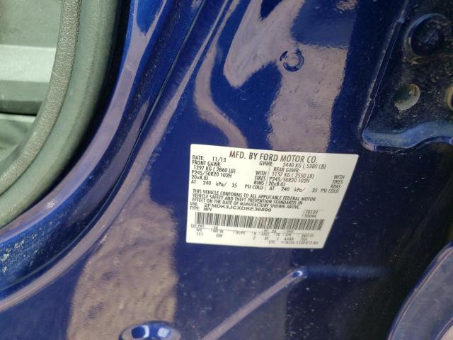 Photo 10 from auction – 2013 FORD EDGE SEL with VIN 2FMDK3JCXDBE36599