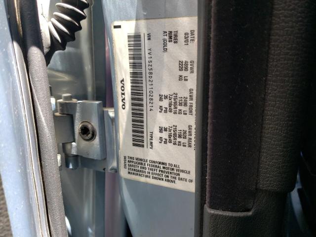 Photo 10 from auction – 2001 VOLVO V70 XC with VIN YV1SZ58D211028214