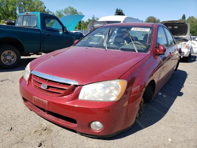 Photo 2 from auction – 2004 KIA SPECTRA LX with VIN KNAFE121645022260