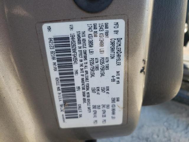 Photo 10 from auction – 1999 DODGE DURANGO with VIN 1B4HS28Z0XF649541