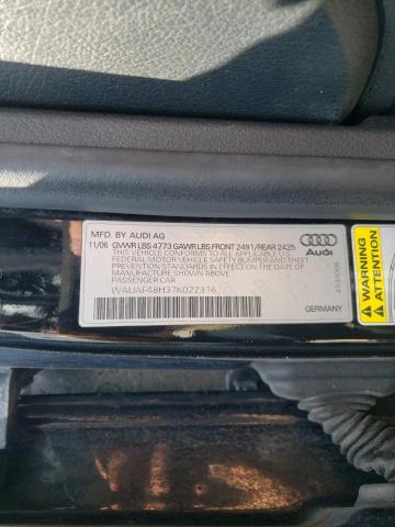 Photo 10 from auction – 2007 AUDI A4 2.0T CA with VIN WAUAF48H37K022316