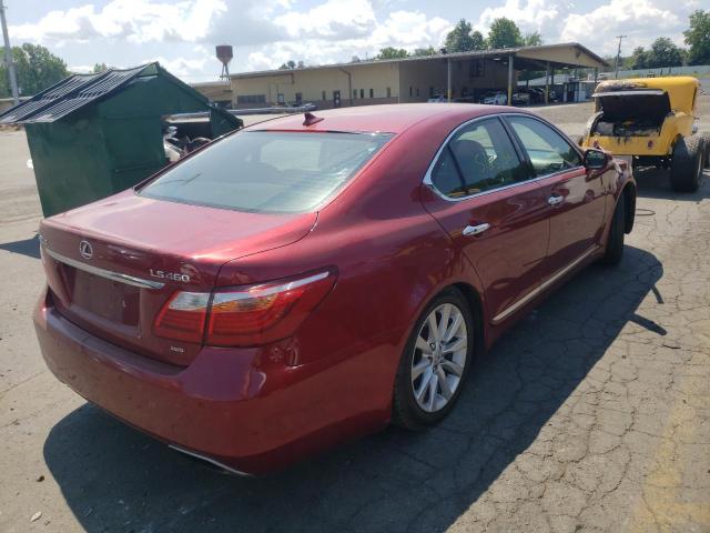 Photo 4 from auction – 2010 LEXUS LS 460 with VIN JTHCL5EF5A5008015